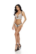 2Pc Open Panty & Bra Set