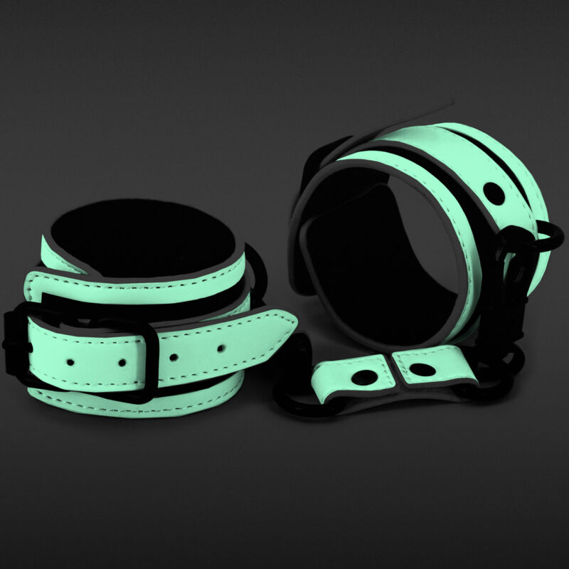 GLO BONDAGE WRIST CUFFS - Image 2