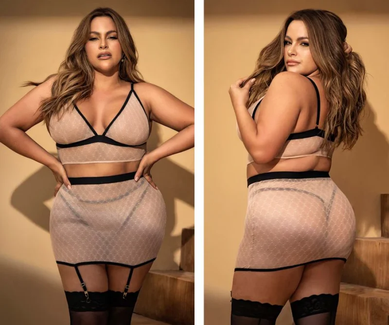 3PC SET NUDE/BLACK PLUS - Image 15