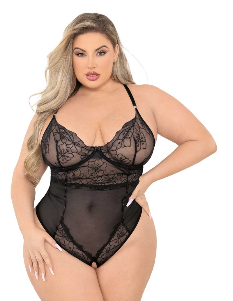 EMBROIDERED BLK PLUS
