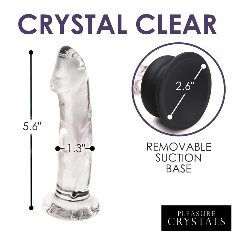 PLEASURE CRYSTALS 5.6" WITH BASE - Image 7