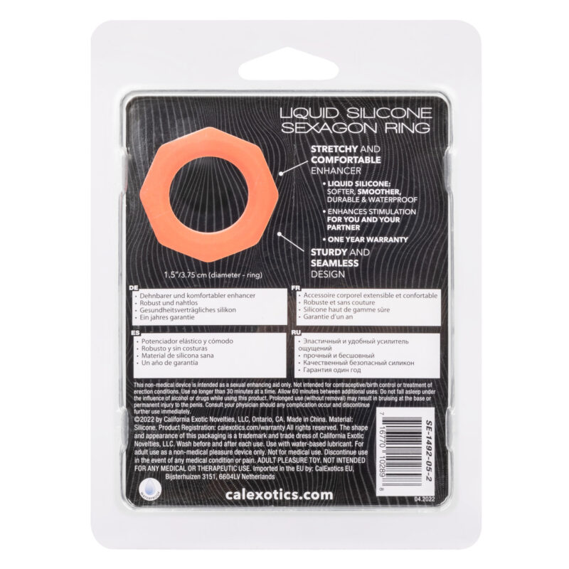 CE ALPHA LIQUID SEXAGON RING ORG - Image 6