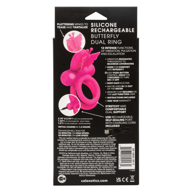 SILICONE RECH BUTTERFLY DUAL RING - Image 8