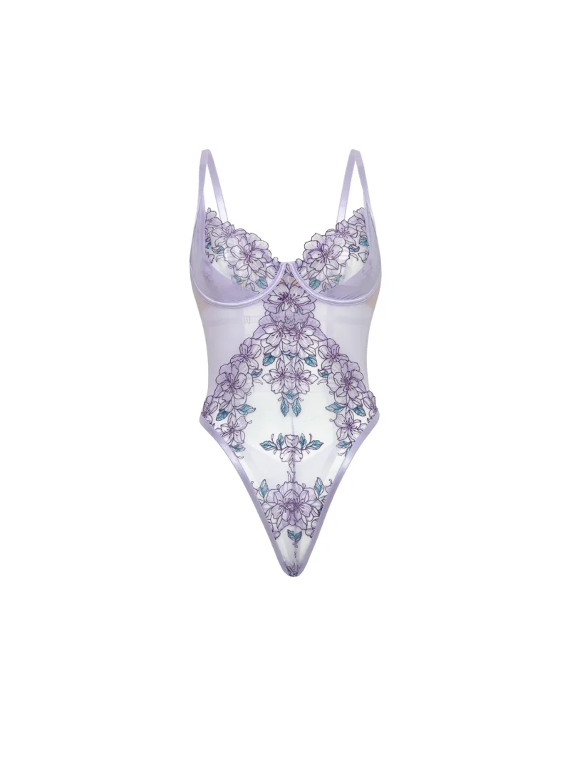 LAVENDER GARDEN TEDDY - Image 2