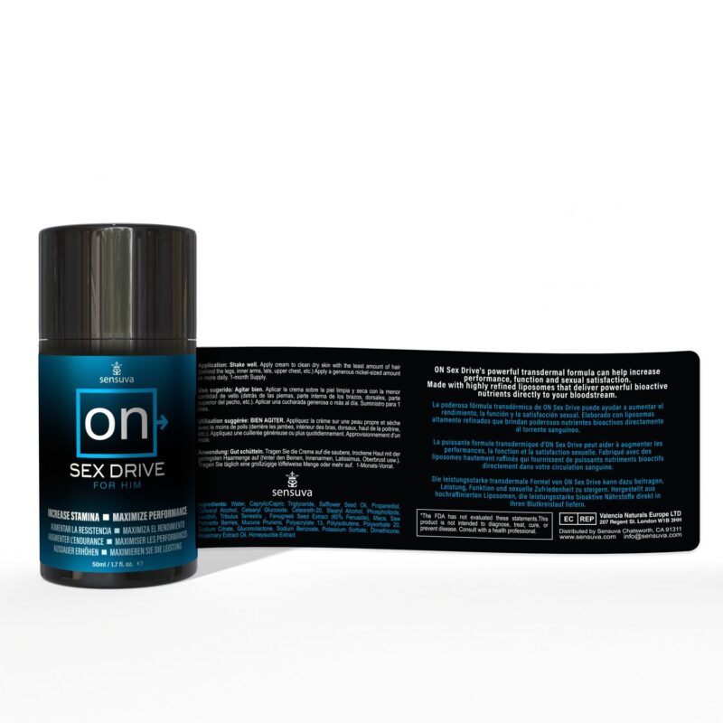 ON SEX DRIVE FOR HIM AROUSAL CREAM 2OZ - Image 5