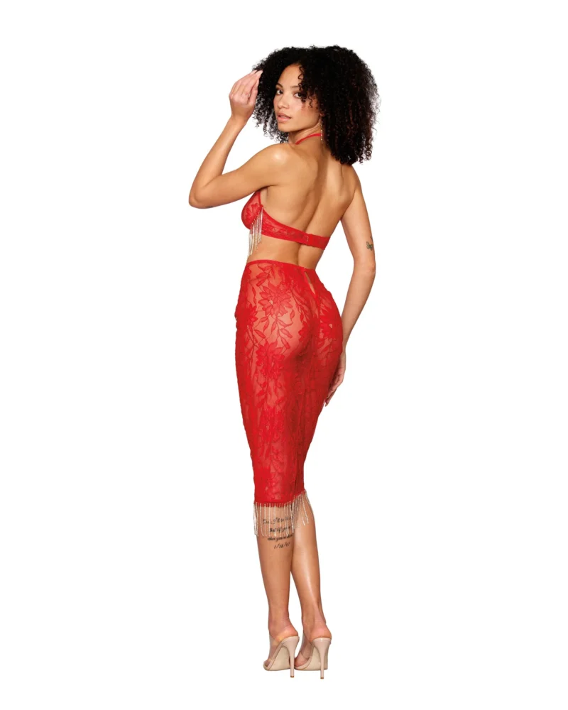 BRA & SLIP SKIRT RUBY - Image 5
