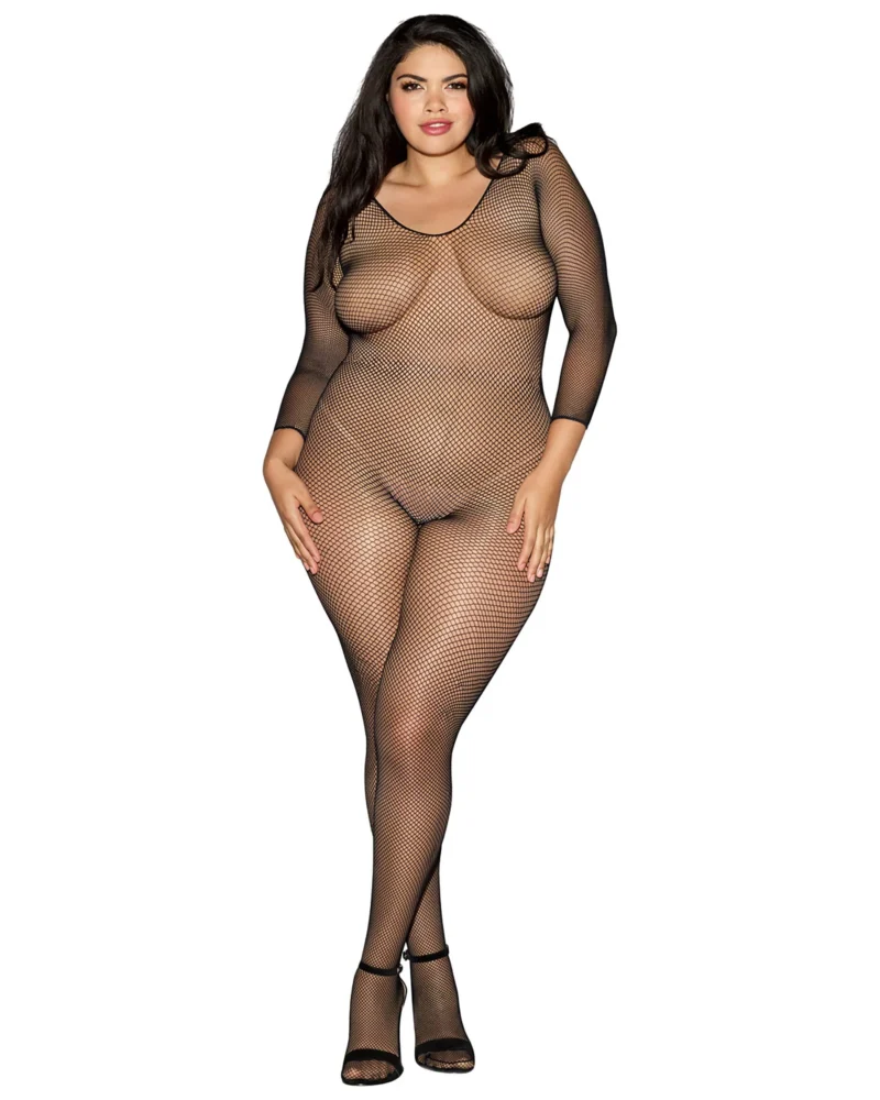 DG 0015 CROTCHLESS FISHNET BODYSTOCKING - Image 9