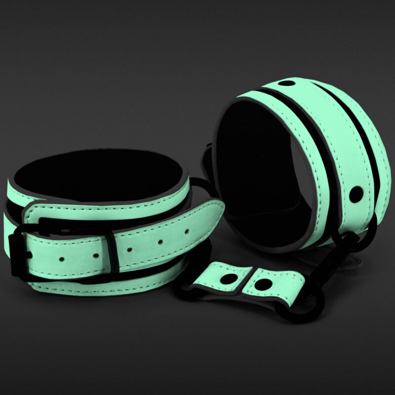 GLO BONDAGE ANKLE CUFFS