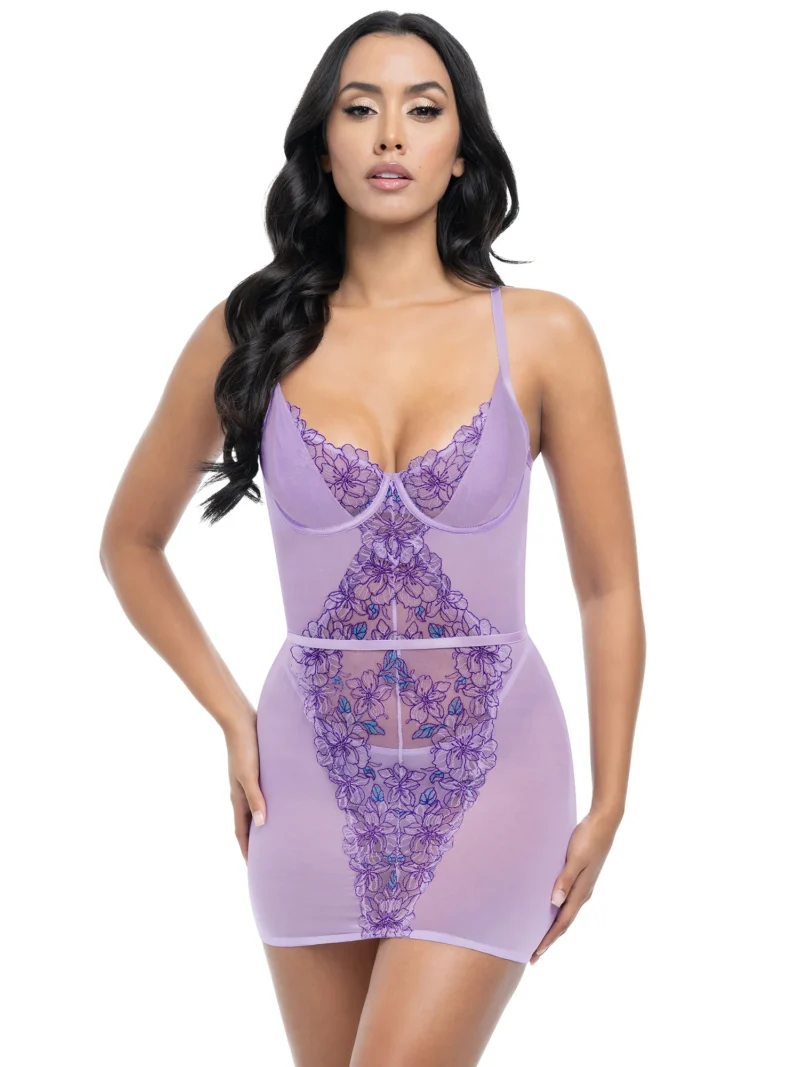 LAVENDER GARDEN BABYDOLL
