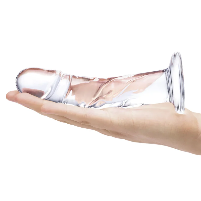 GLAS CURVED 7IN DILDO CLR - Image 4