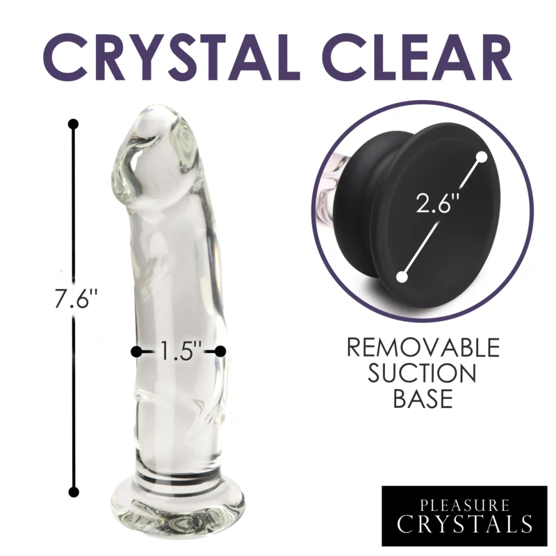 PLEASURE CRYSTALS 7.6" WITH BASE - Image 9