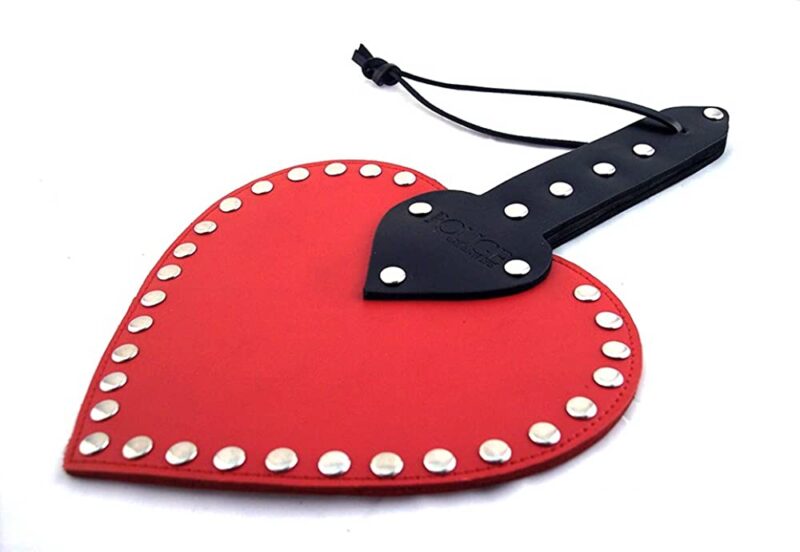 ROUGE LEATHER PADDLE HEART - Image 2