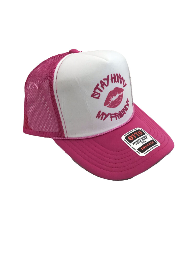 HORNY TRUCKER HAT PINK